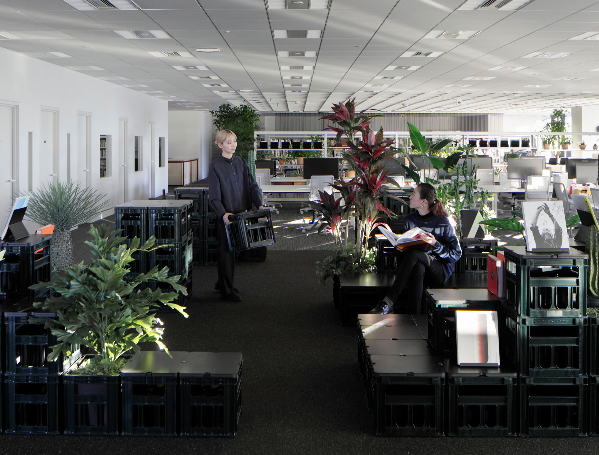 Hakuten Kyobashi Office の内観