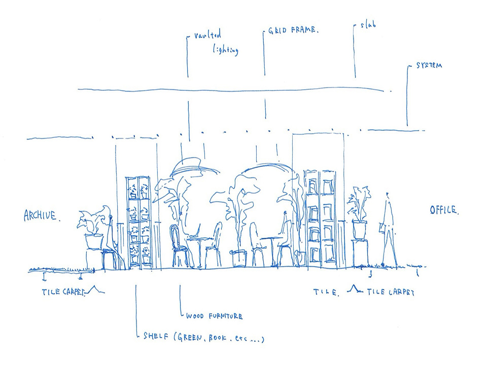 Hakuten Kyobashi Office の制作風景 3