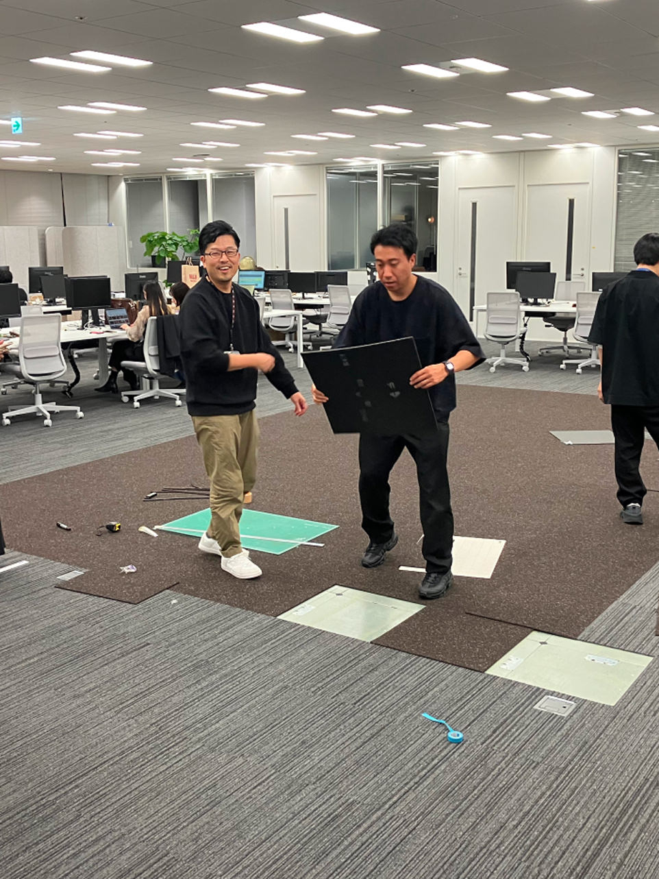Hakuten Kyobashi Office の制作風景 10