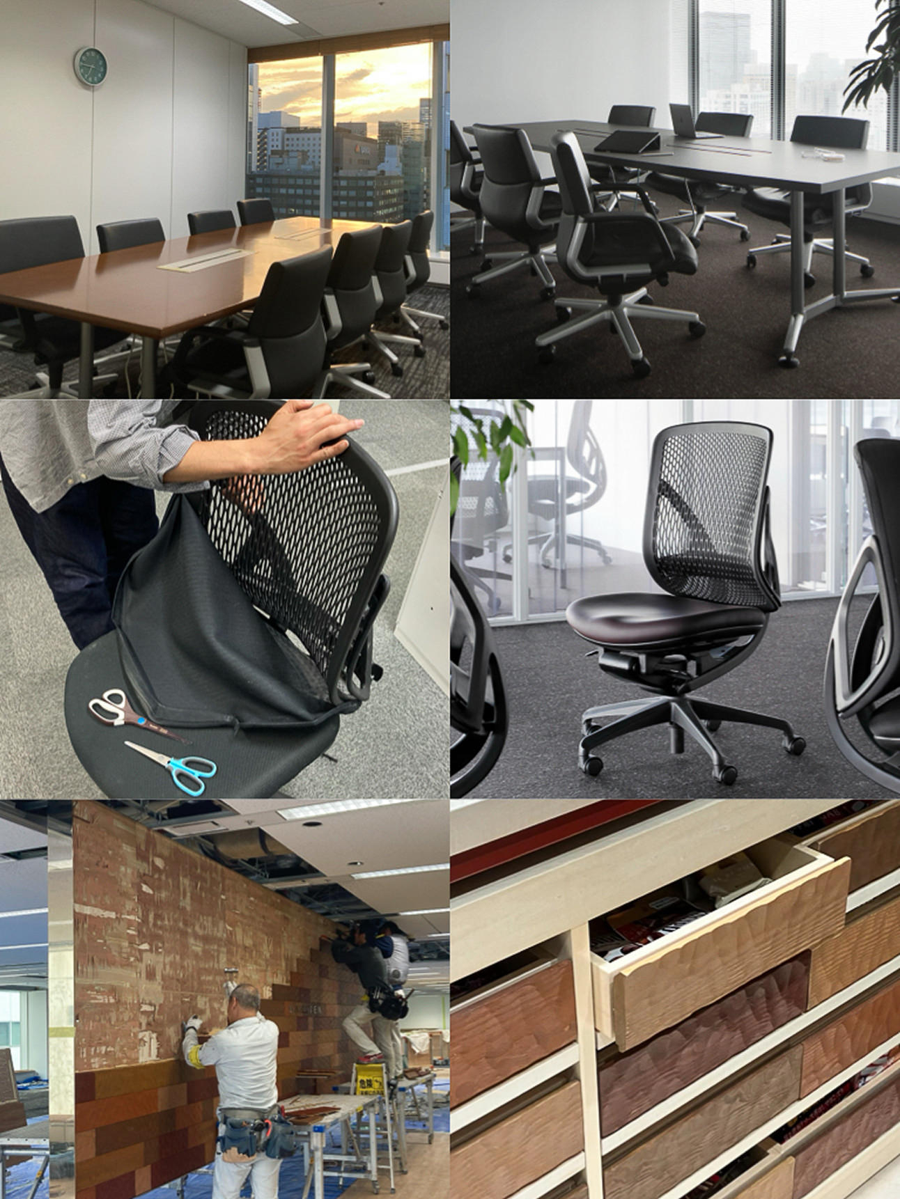 Hakuten Kyobashi Office の制作風景 12