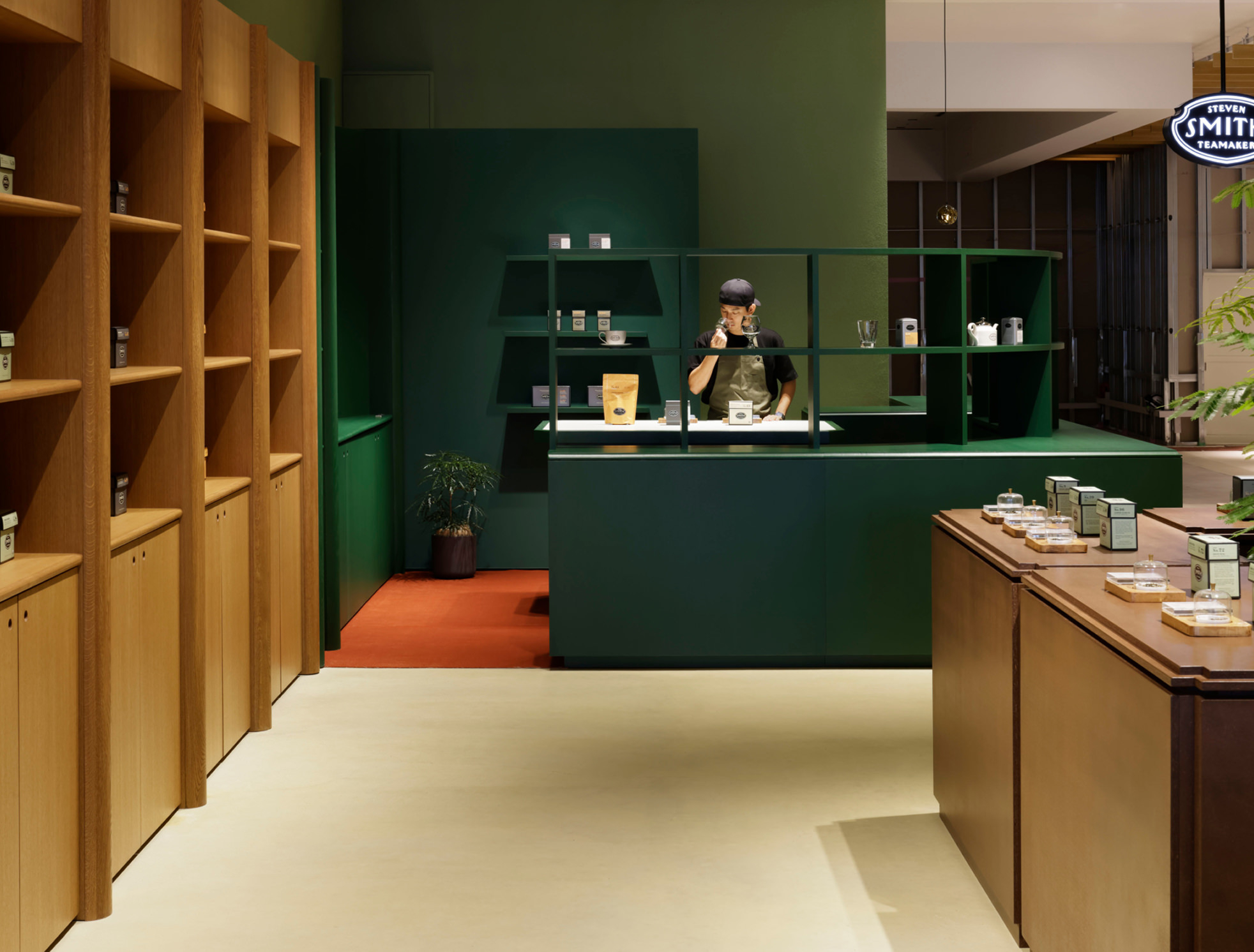 Smith Teamaker Shibuya Tasting Room の内観