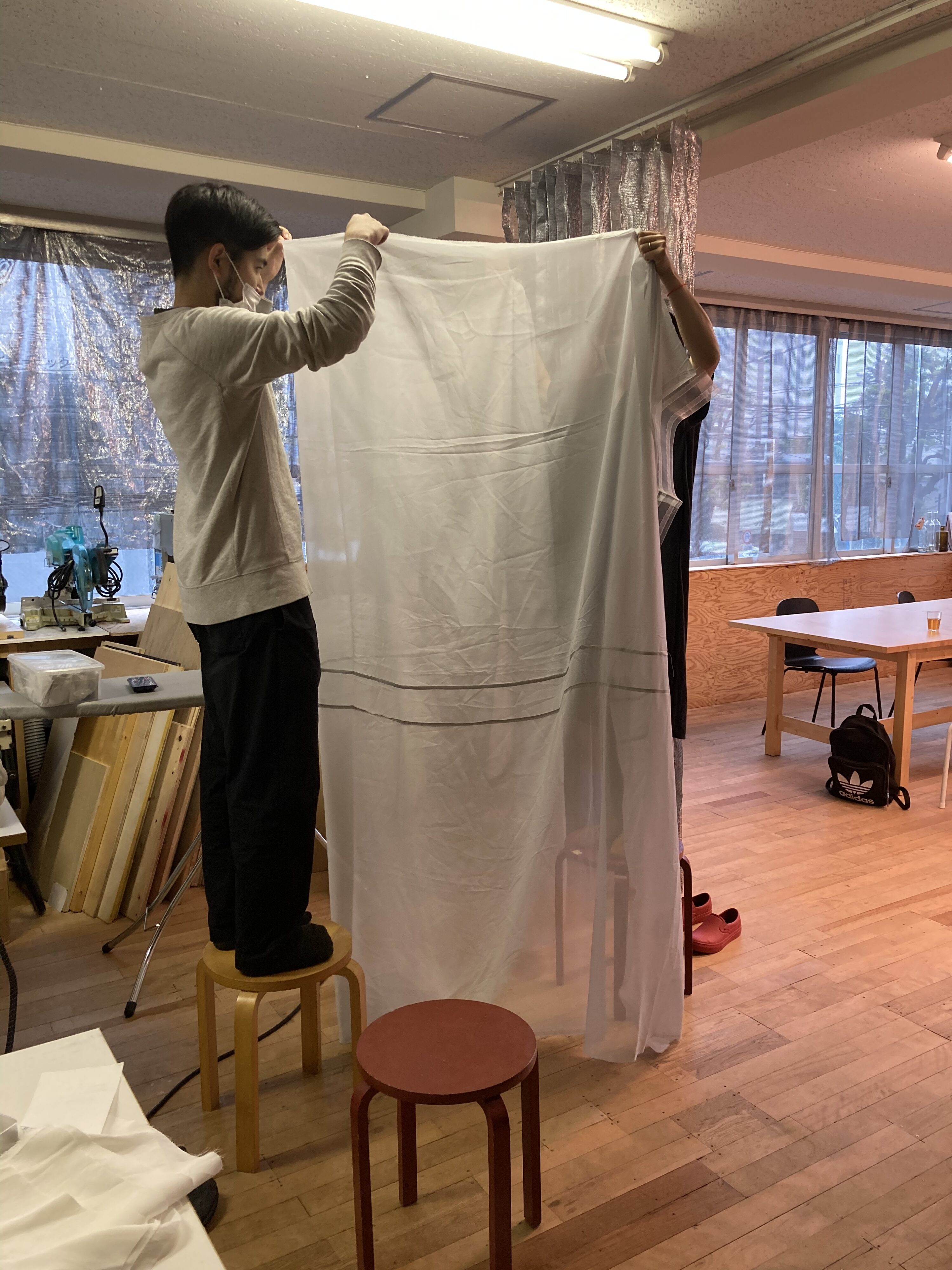 PROUD GALLERY GOTANDA の制作風景 5