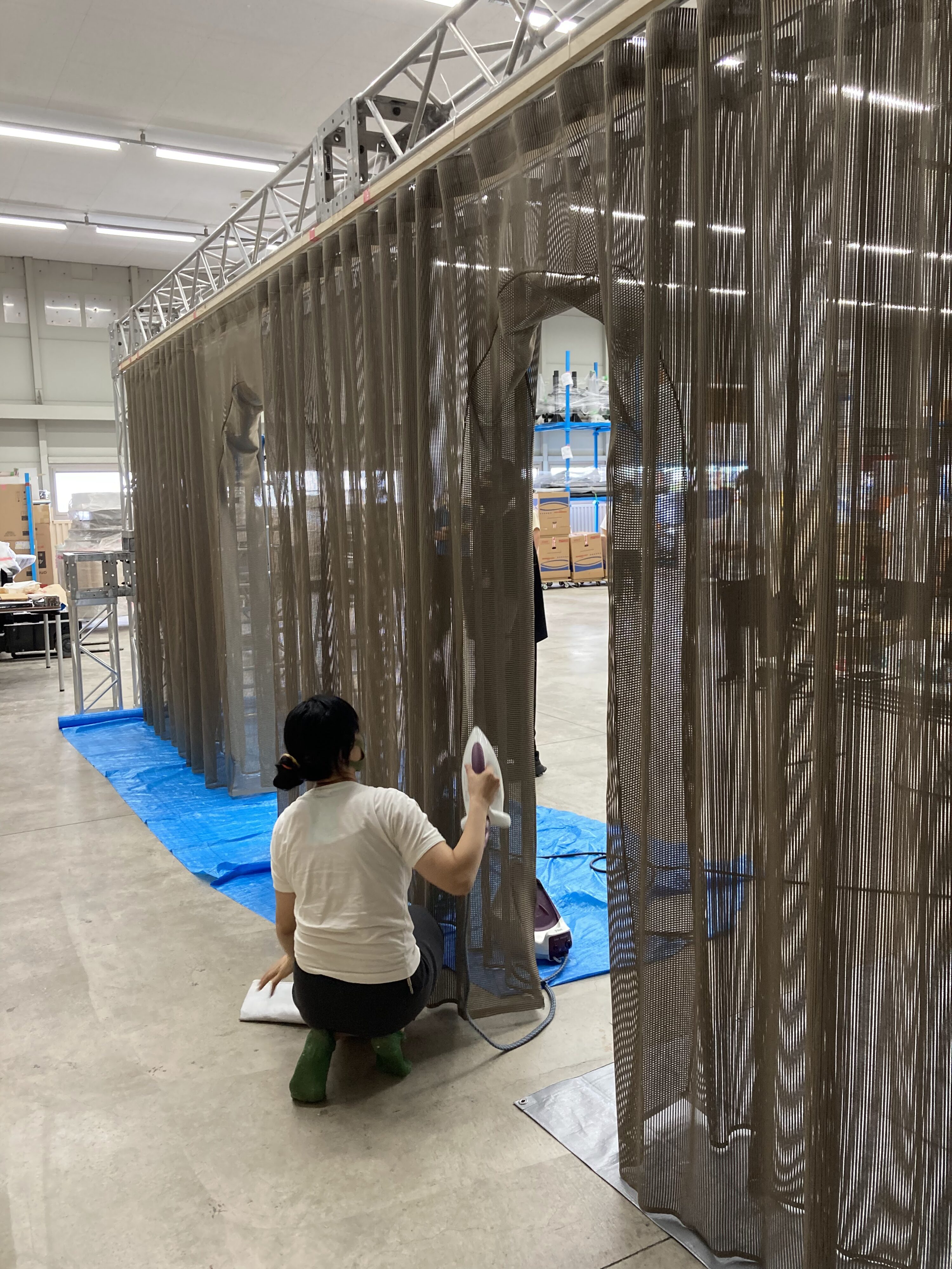PROUD GALLERY GOTANDA の制作風景 8