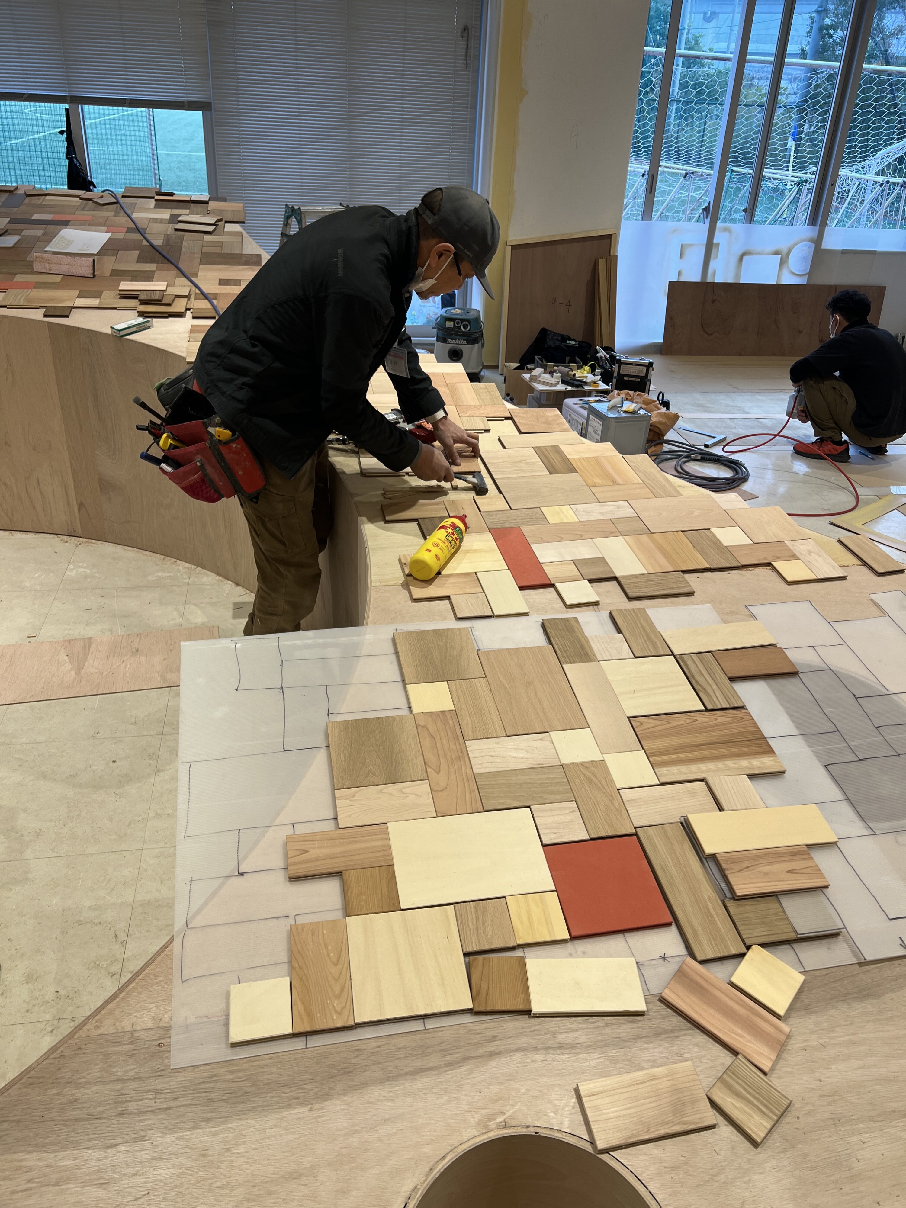 WELLNESS CENTER NEST の制作風景 6