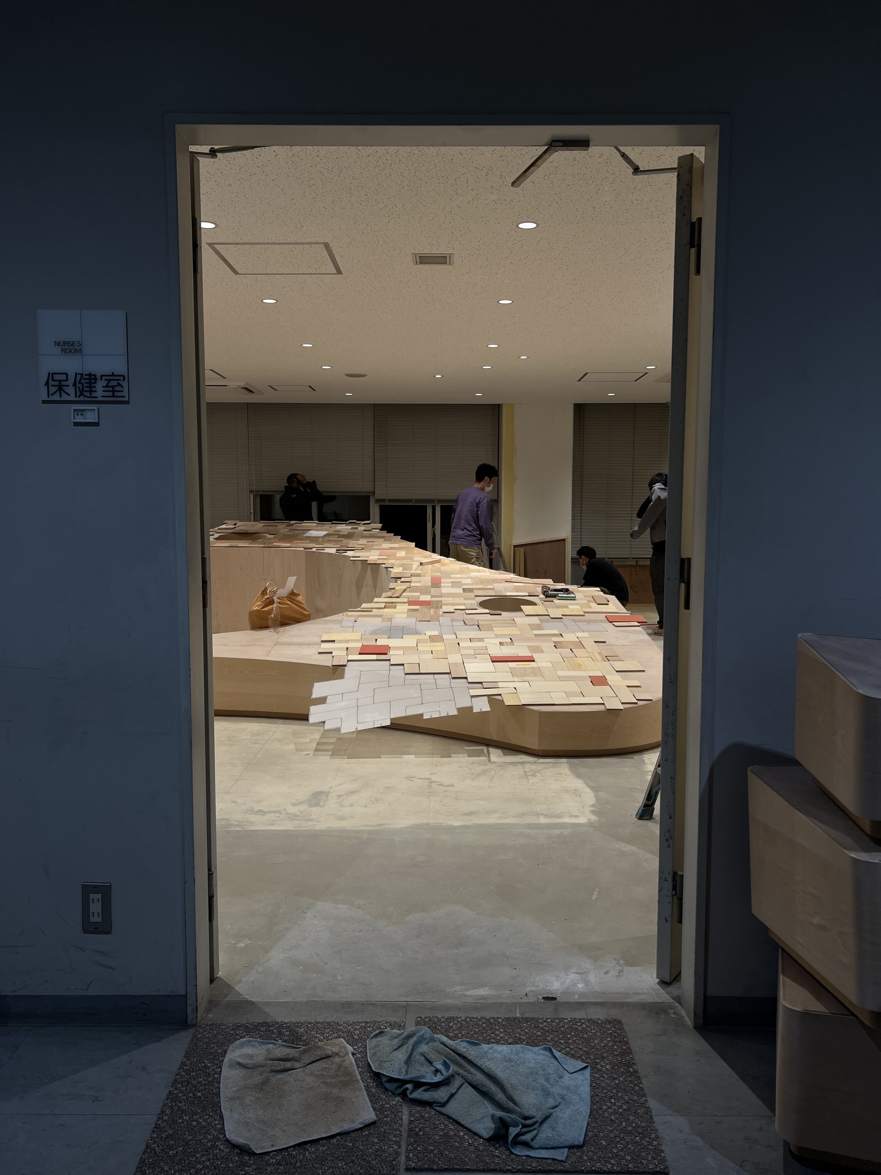 WELLNESS CENTER NEST の制作風景 7