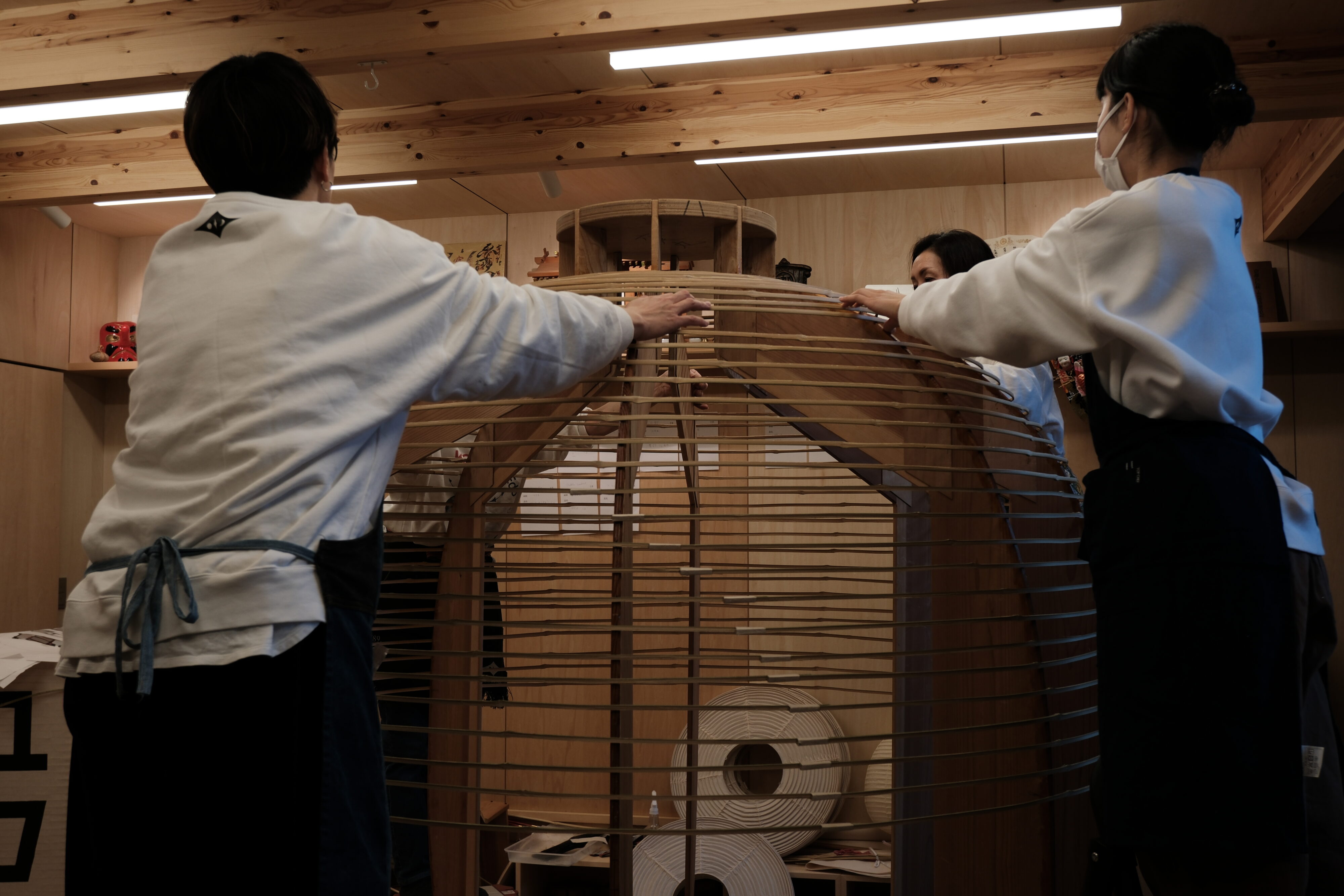 DRUM TAO THEATER KYOTO の制作風景 8
