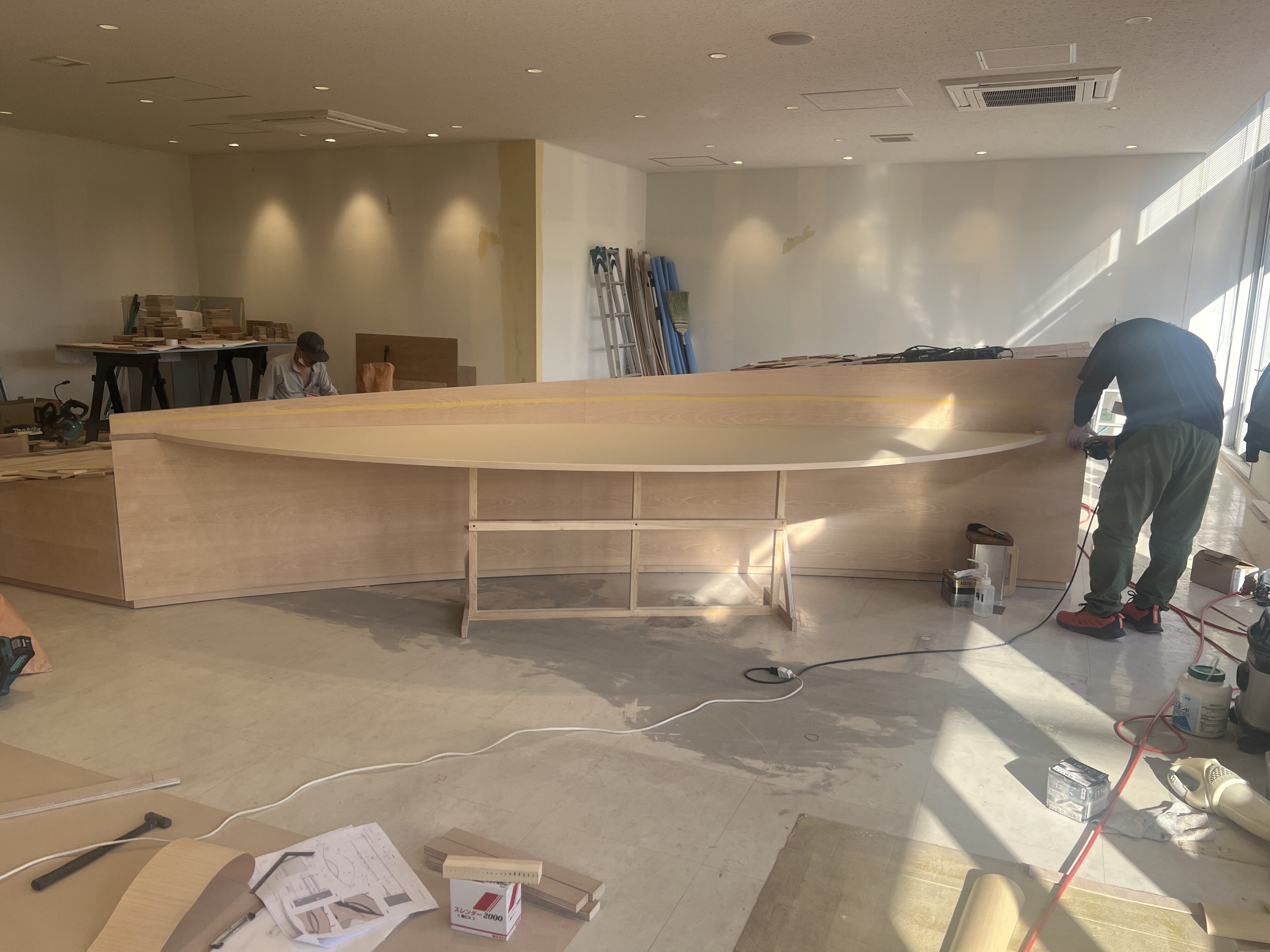 WELLNESS CENTER NEST の制作風景 9